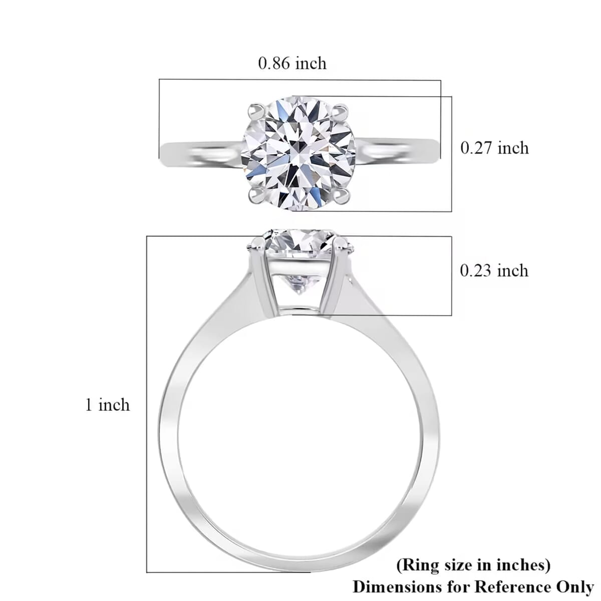 IGI Certified 14K Yellow Gold Luxuriant Lab Grown Diamond (E-F, VS) Solitaire Ring (Size 10.0) (Del. in 10-15 Days) 2.00 ctw image number 9