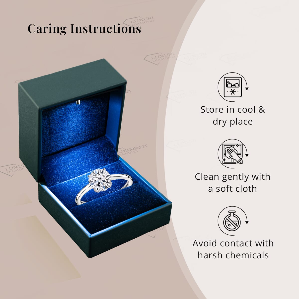 IGI Certified Luxuriant Lab Grown Diamond E-F VS 2.00 ctw Solitaire Ring in 14K White Gold (Size 9.0) (Del. in 10-15 Days) image number 7