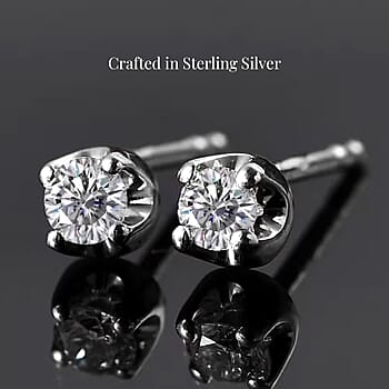 Rhodium Over Sterling Silver / 0.20 - Product card gallery slide 4 (10177724678457)
