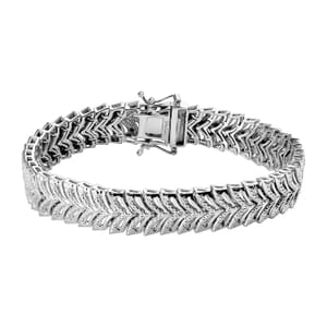 Karis Diamond Accent Bracelet in Platinum Bond (7.25 In)