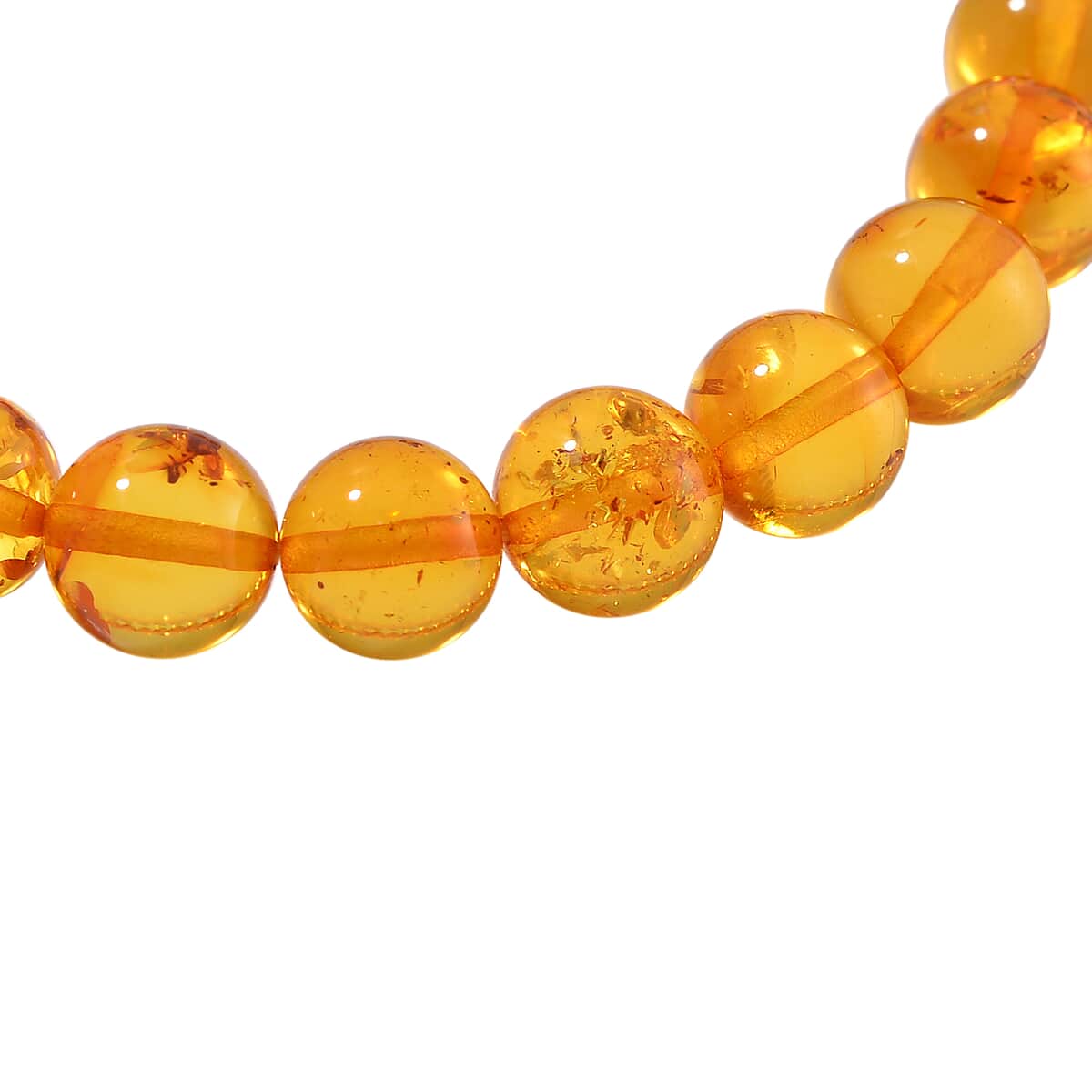 Doorbuster Baltic Amber Beaded Stretch Bracelet image number 2