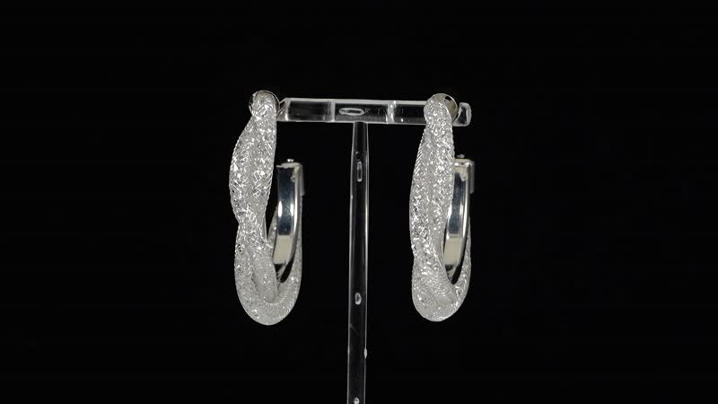 Doorbuster Multi Color Austrian Crystal Earring in Goldtone