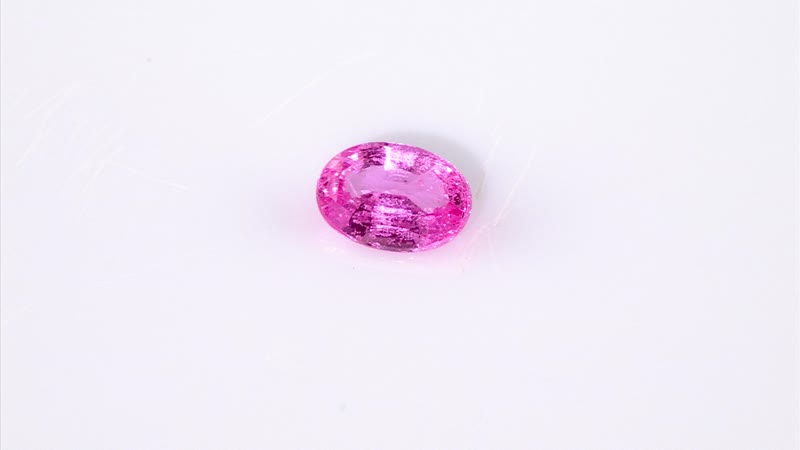 AAAA TULIAR Pink Sapphire (Ovl 7x5 mm) 1.00 ctw