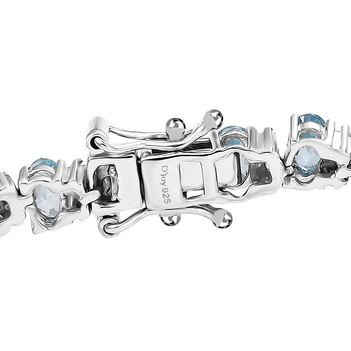 Buy Premium Cambodian Blue Zircon, Moissanite Bracelet in