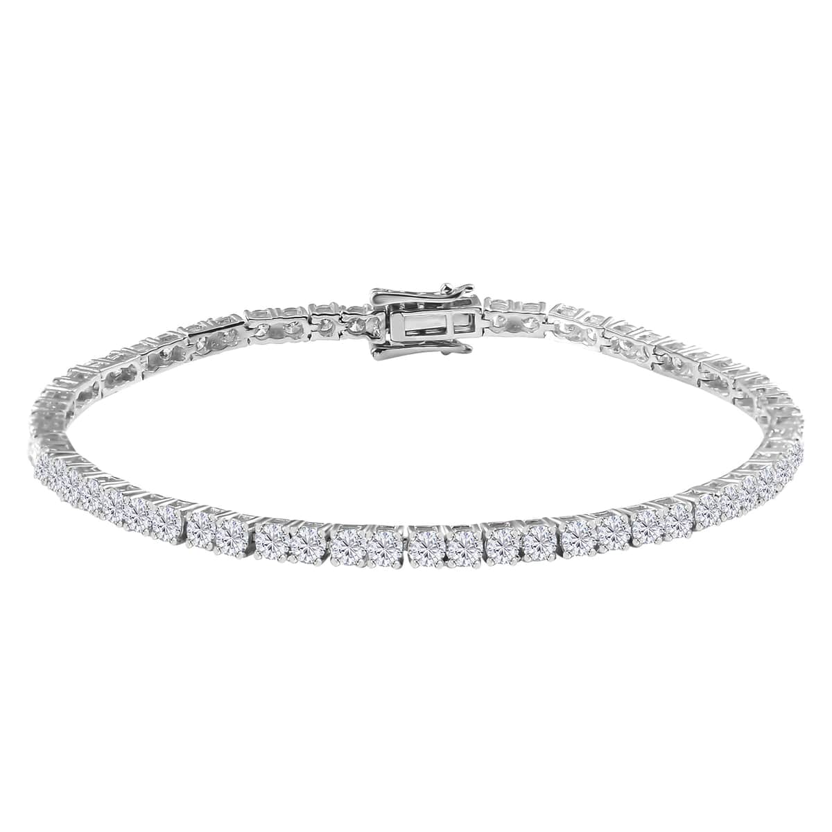 Luxuriant Lab Grown Diamond E-F VS 5.00 ctw Tennis Bracelet in 10K White Gold (6.50 In) (Del. in 10-15 Days) image number 0