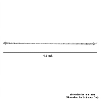 Luxuriant Lab Grown Diamond E-F VS 5.00 ctw Tennis Bracelet in 10K White Gold (6.50 In) (Del. in 10-15 Days)