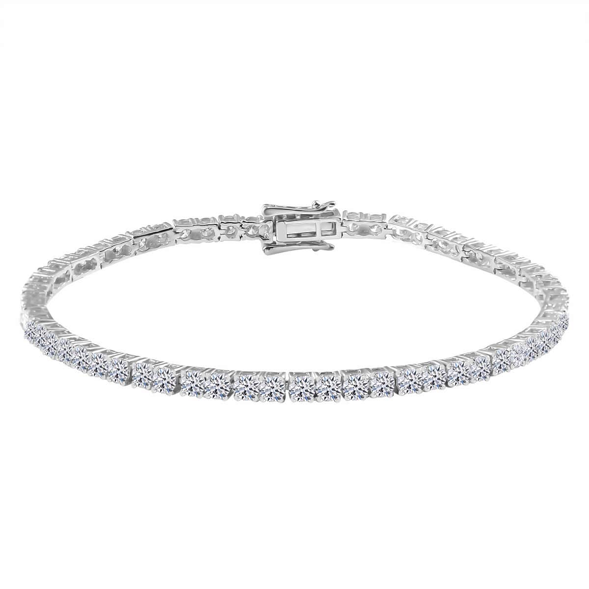 Luxuriant Lab Grown Diamond E-F VS 5.00 ctw Tennis Bracelet in 14K White Gold (6.50 In) (Del. in 10-15 Days) image number 0