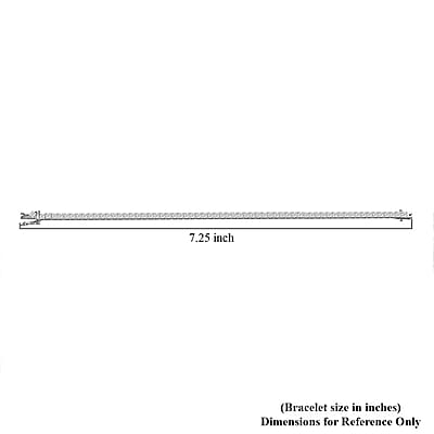 Luxuriant Lab Grown Diamond E-F VS 5.00 ctw Tennis Bracelet in 14K White Gold (6.50 In) (Del. in 10-15 Days)