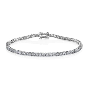 Luxuriant Lab Grown Diamond E-F VS 5.00 ctw Tennis Bracelet in 14K White Gold (7.25 In) 7.40 Grams