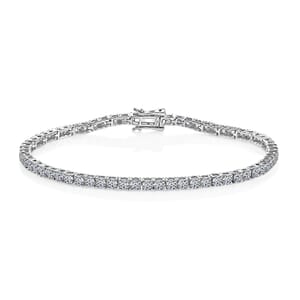 Luxuriant Lab Grown Diamond E-F VS 5.00 ctw Tennis Bracelet in 14K White Gold (8.00 In)