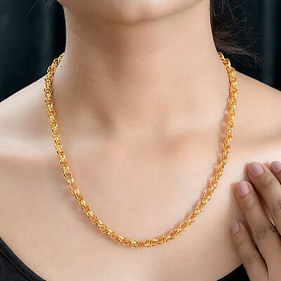 Eternal Link Necklace in 14K YG Over Sterling Silver 25.10 Grams 20 Inches