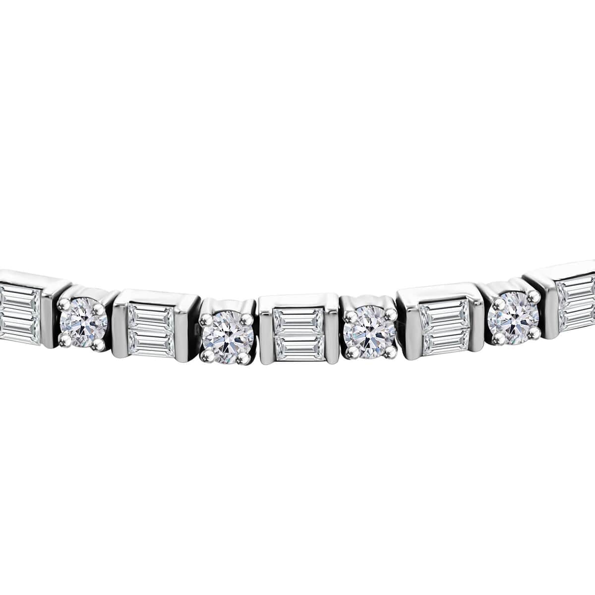 Lab Grown Diamond 3.00 ctw Tennis Bracelet in Sterling Silver (7.25 In) image number 3