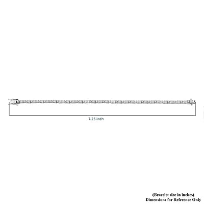 Luxuriant Lab Grown Diamond 3.00 ctw Tennis Bracelet in Sterling Silver (7.25 In)
