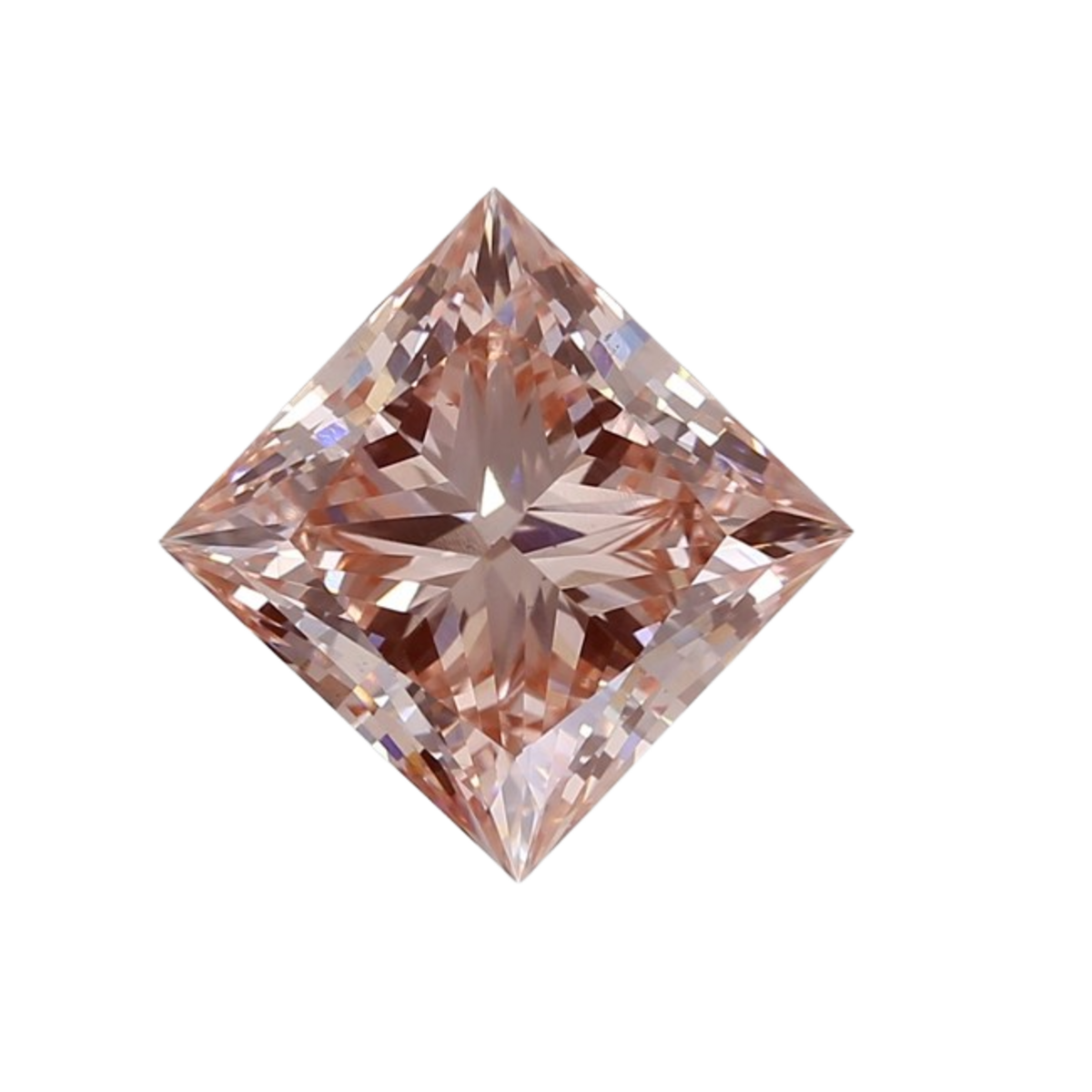 IGI Certified Luxuriant Lab Grown Pink Diamond (VS2) (Sqr Mix Mix) 2.50 ctw image number 0