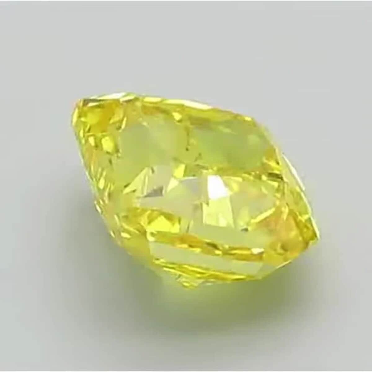 IGI Certified Luxuriant Lab Grown Yellow Diamond (VS2) (Cush Mix Mix) 2.50 ctw image number 1