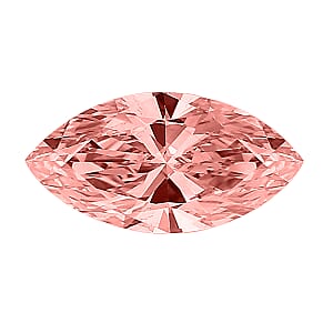 IGI Certified Luxuriant Lab Grown Pink Diamond (VS2) (Mrq) 3.50 ctw