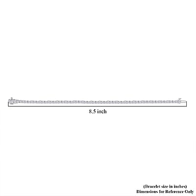 Luxuriant Lab Grown Diamond 5.00 ctw Tennis Bracelet in 14K White Gold (7.25 In)