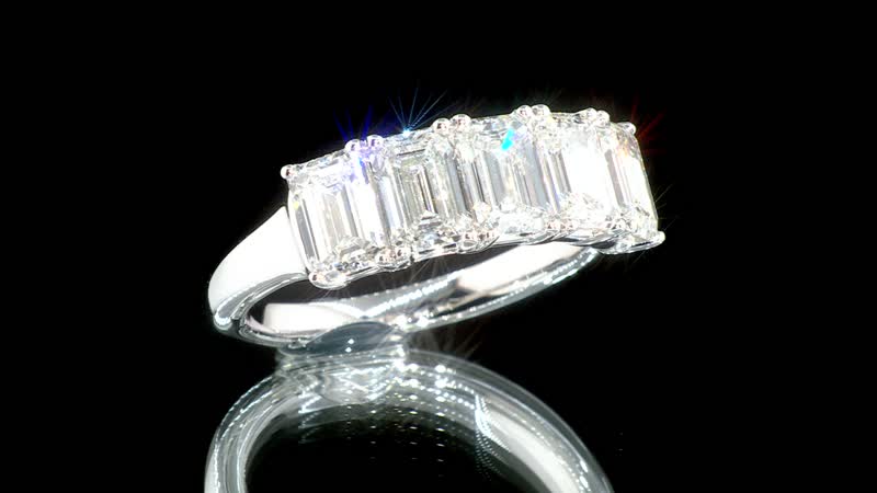 Primetime Deal 14K White Gold Luxuriant Lab Grown Diamond Ring (Size 10.0) 3.10 ctw