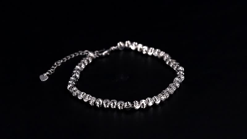 Doorbuster Bracelet in Silvertone (7.5-9.5In)