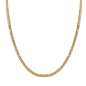 Vermeil YG Over Sterling Silver Chain (24 Inches) 10.70 g