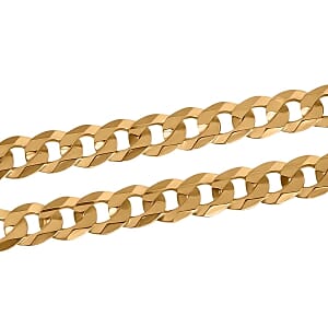 Vermeil YG Over Sterling Silver Chain (24 Inches) 10.70 g