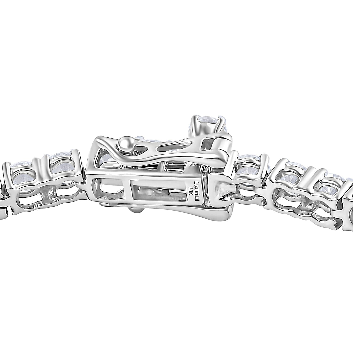 Luxuriant Lab Grown Diamond E-F VS 3.00 ctw Tennis Bracelet in 10K White Gold (6.50 In) (Del. in 10-15 Days)