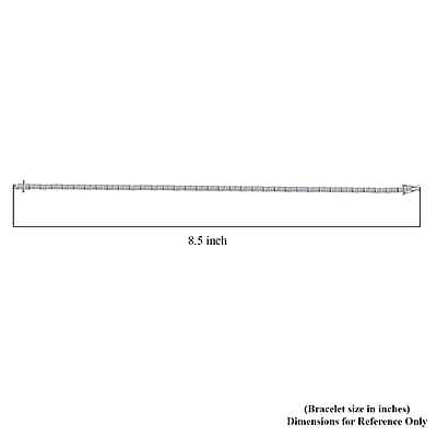 Luxuriant Lab Grown Diamond E-F VS 3.00 ctw Tennis Bracelet in 10K White Gold (6.50 In) (Del. in 10-15 Days)