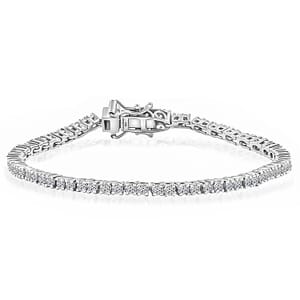Luxuriant Lab Grown Diamond E-F VS 3.00 ctw Tennis Bracelet in 10K White Gold (7.25 In)