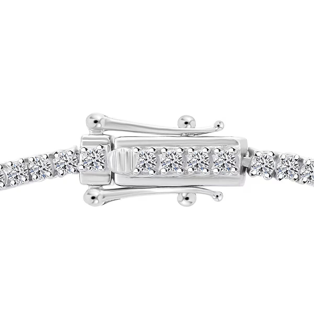 14K White Gold Luxuriant Lab Grown Diamond (E-F VS) Tennis Bracelet (6.50 In) (Del. in 10-15 Days) 3.00 ctw image number 7