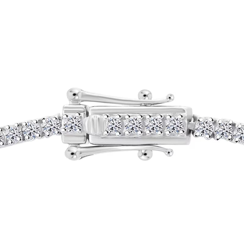 Luxuriant Lab Grown Diamond E-F VS 3.00 ctw Tennis Bracelet in 14K White Gold (6.50 In) (Del. in 10-15 Days)