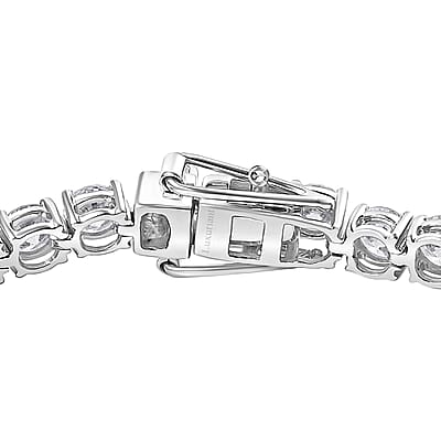 Luxuriant Lab Grown Diamond E-F VS 7.00 ctw Tennis Bracelet in 10K White Gold (6.50 In) (Del. in 10-15 Days)