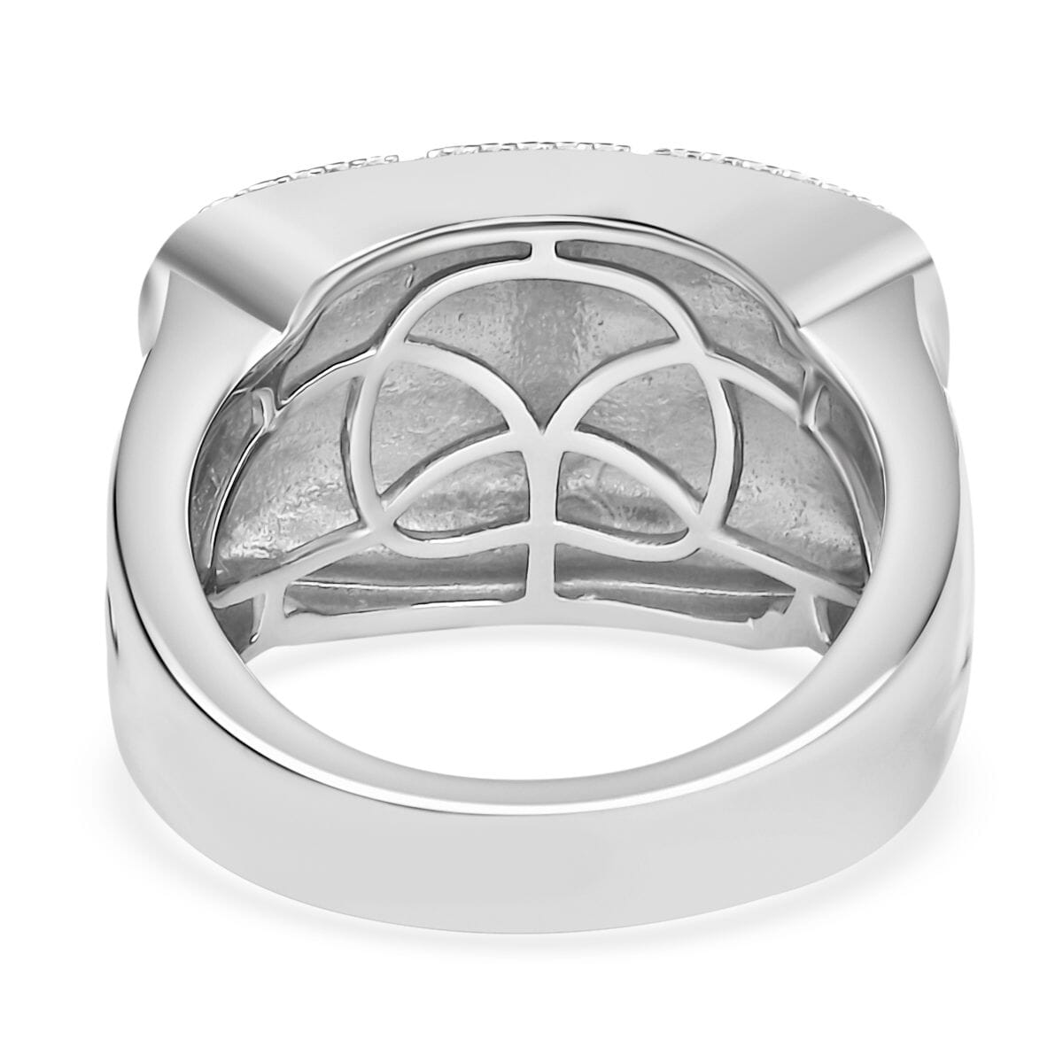 Karis Diamond Accent Fancy Ring in Platinum Bond (Size 7.0) image number 4