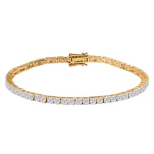 Luxuriant Lab Grown Diamond E-F VS 7.00 ctw Tennis Bracelet in 14K Yellow Gold (6.50 In) (Del. in 10-15 Days)