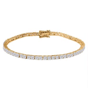Luxuriant Lab Grown Diamond E-F VS 10.00 ctw Tennis Bracelet in 14K Yellow Gold (8.00 In)