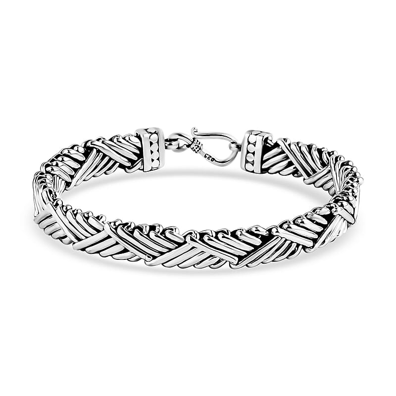 Bali Legacy Sterling Silver Bracelet (6.50 In) 34.31 Grams
