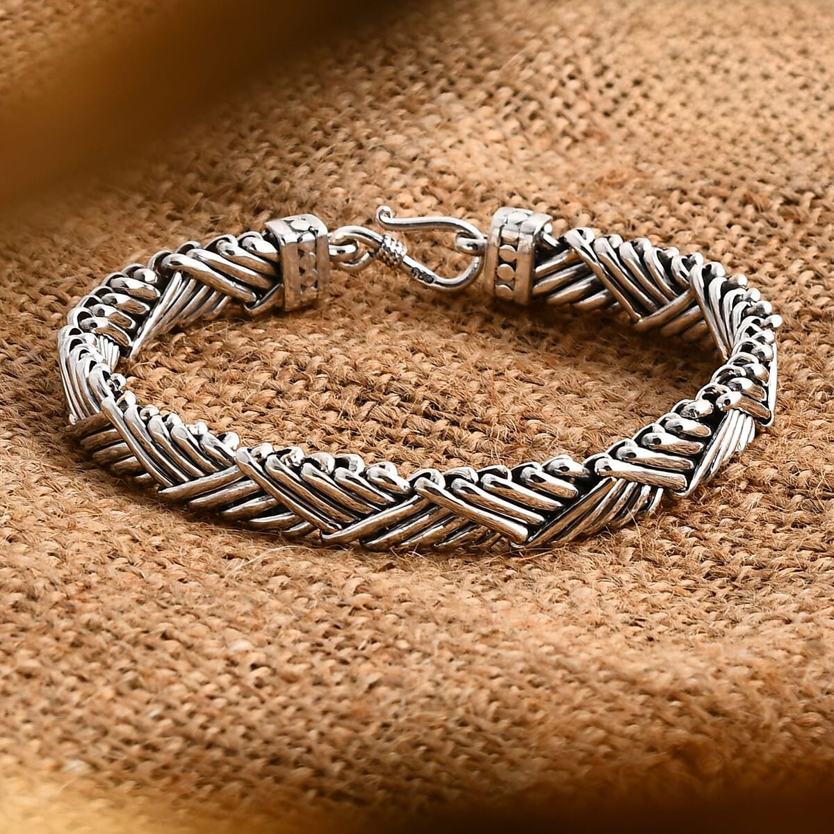 Bali Legacy Sterling Silver Bracelet (6.50 In) 34.31 Grams image number 1