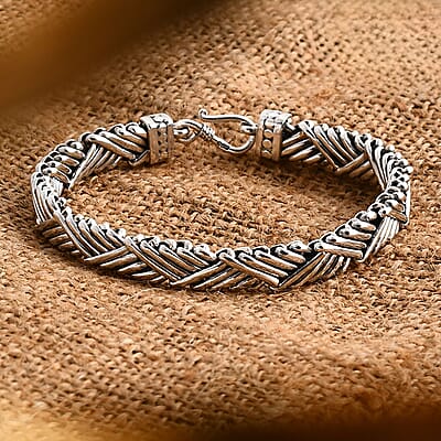 Bali Legacy Sterling Silver Bracelet (6.50 In) 34.31 Grams