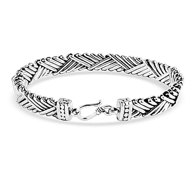 Bali Legacy Sterling Silver Bracelet (6.50 In) 34.31 Grams
