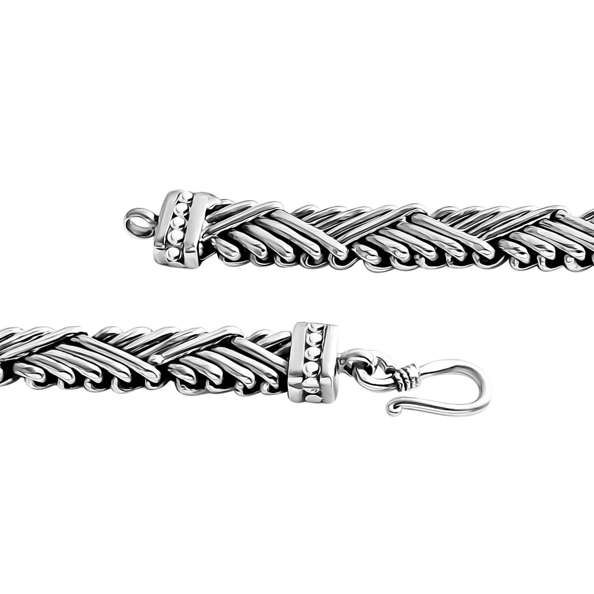 Bali Legacy Sterling Silver Bracelet (6.50 In) 34.31 Grams image number 4