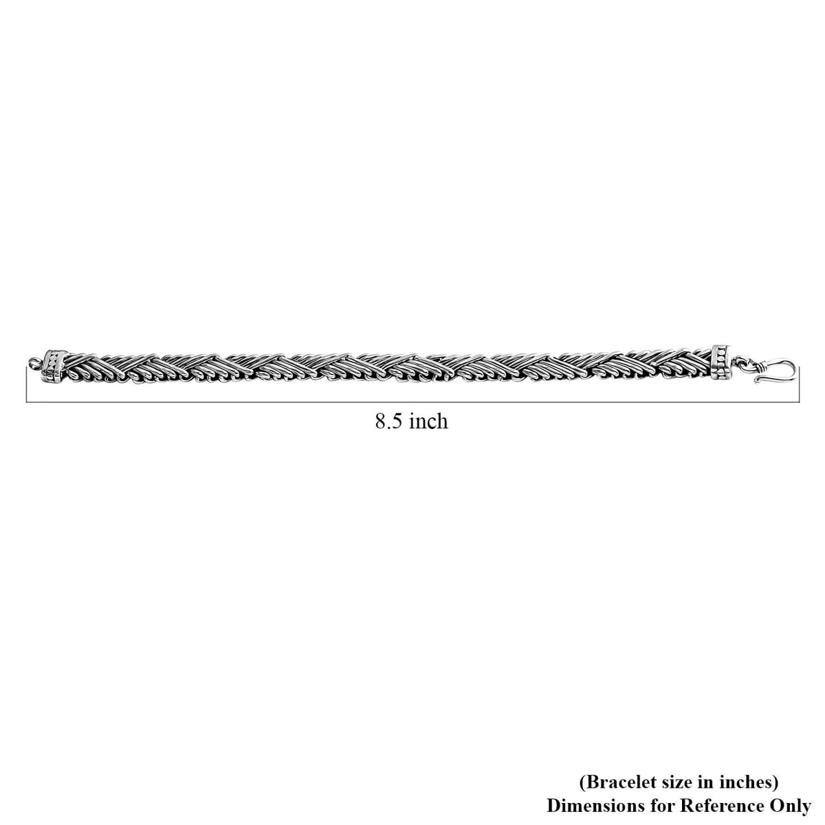 Bali Legacy Sterling Silver Bracelet (6.50 In) 34.31 Grams image number 5