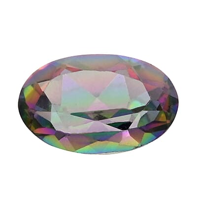 AAAA Mystic Green Topaz Set of 9 (Oval 6x4 mm) 5.00 ctw