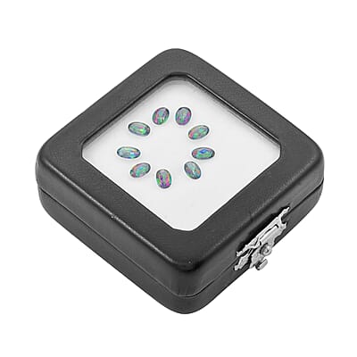 AAAA Mystic Green Topaz Set of 9 (Oval 6x4 mm) 5.00 ctw