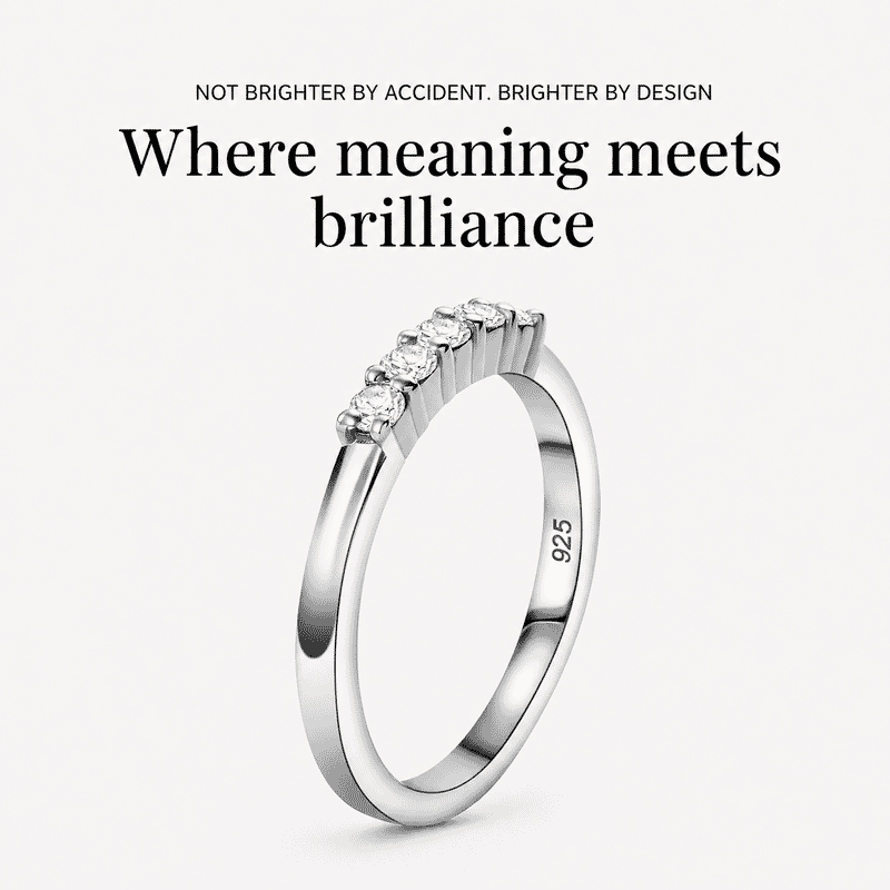 Luxuriant Lab Grown Diamond G-H SI 0.25 ctw Band Ring in Rhodium Over Sterling Silver (Size 10.0)