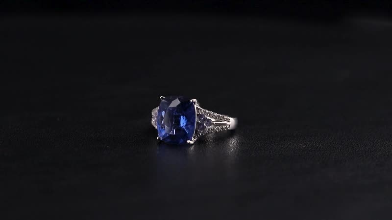 Color Change Fluorite (IR) and Multi Gemstone 6.85 ctw Ring in Rhodium Over Sterling Silver (Size 10.0)