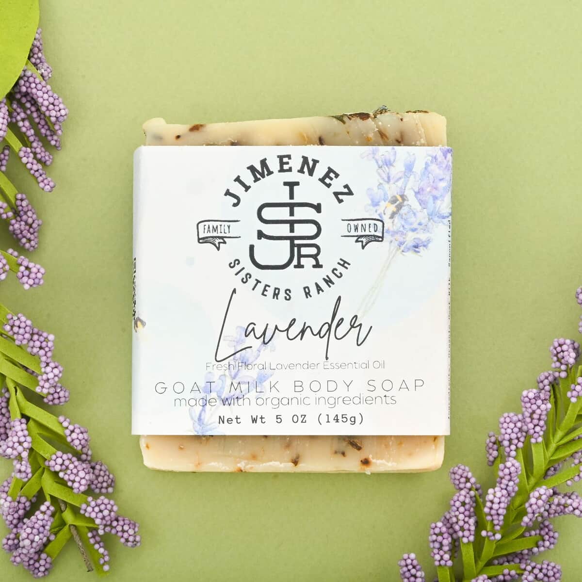 Jimenez Sisters Ranch Lavender Goat Milk Bar Soap image number 1