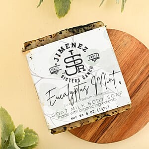 Jimenez Sisters Ranch Goat Milk Body Soap- Eucalyptus Mint (5oz)