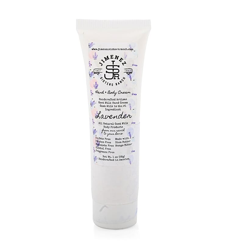 Jimenez Sisters Ranch Goat Milk Hand & Body Cream- Lavender (1oz)