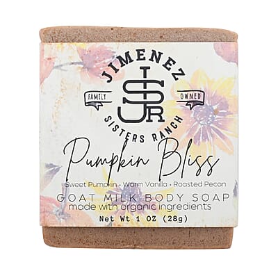 Jimenez Sisters Ranch Goat Milk Slice Soaps Sampler- Traditional Fall (1oz x3)