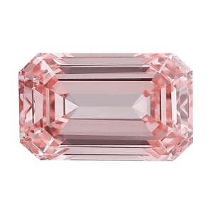 IGI Certified Luxuriant Lab Grown Pink Diamond (VS2) (Emerald Mix mm) 1.00 ctw