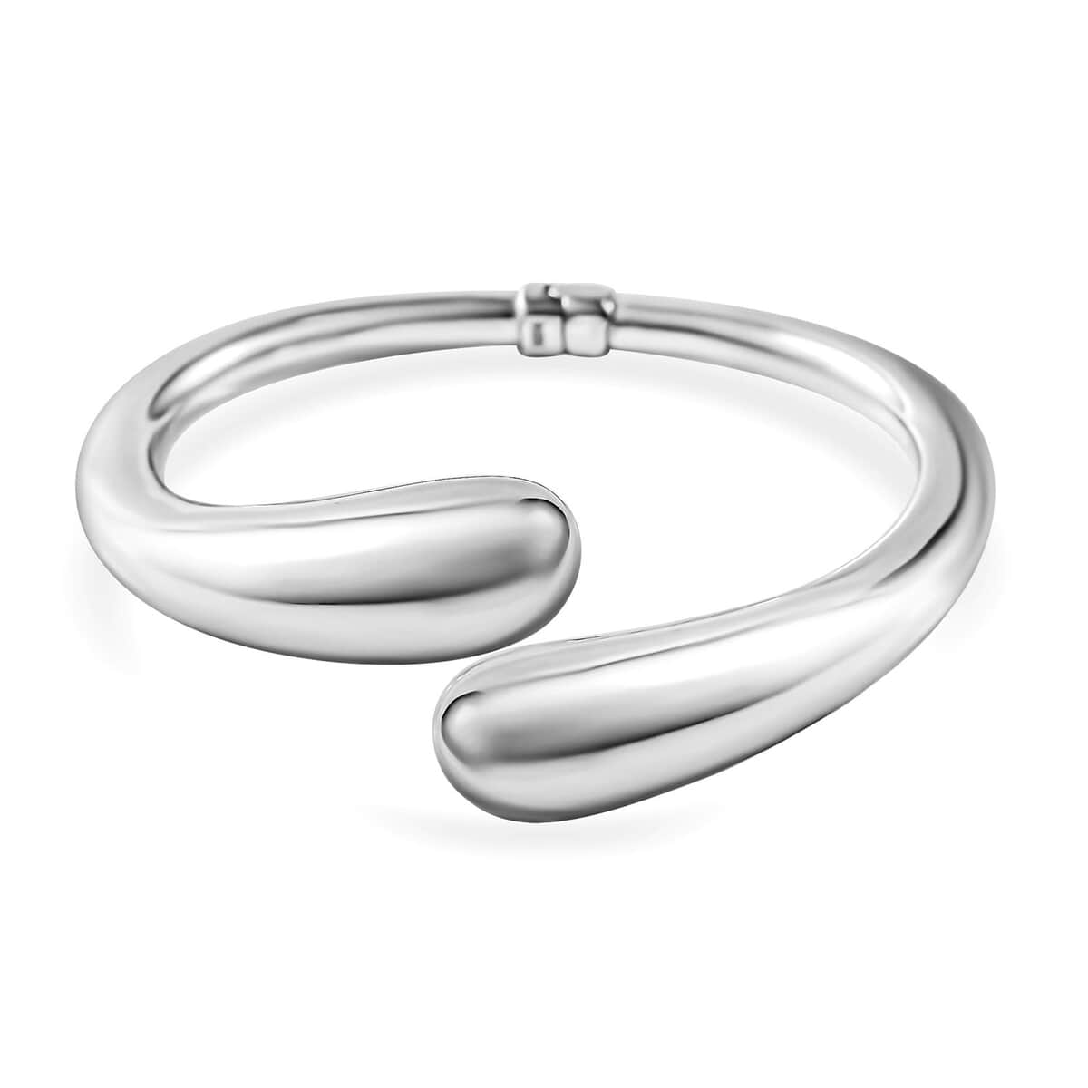 Openable Bangle Bracelet in Sterling Silver (7.25 In) 19 Grams image number 0